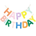 Girlande Happy Birthday, bunt FSC MIX - 