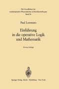 Cover-Bild zum Titel 'Einführung in die operative Logik und Mathematik' von 'Paul Lorenzen'