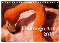 Flamingo Art 2025 (Wandkalender 2025 DIN A4 quer), CALVENDO Monatskalender - Max Steinwald