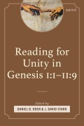 Cover-Bild zum Titel 'Reading for Unity in Genesis 1:1-11:9' von ''