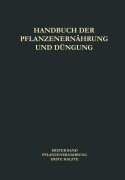 Cover-Bild zum Titel 'Pflanzenernährung' von 'D. I. Arnon, F. Grossmann, F. Heilinger, G. P. Hill, J. Jung'