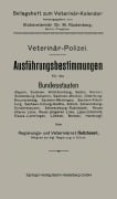 Cover-Bild zum Titel 'Ausführungsbestimmungen für die Bundesstaaten' von 'Friedrich Holtzhauer'
