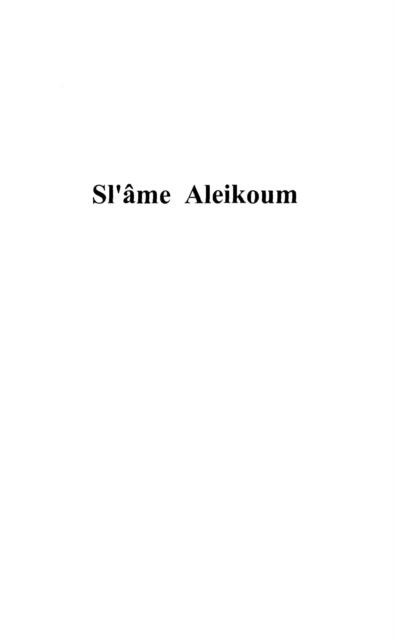 Sl'ame aleikoum - Saliame Kheloufi