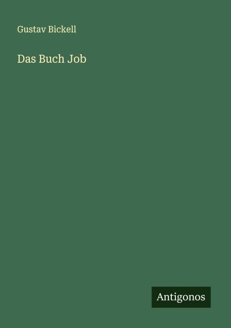 Das Buch Job - Gustav Bickell