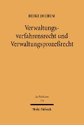 Cover-Bild zum Titel 'Verwaltungsverfahrensrecht und Verwaltungsprozeßrecht' von 'Heike Jochum'