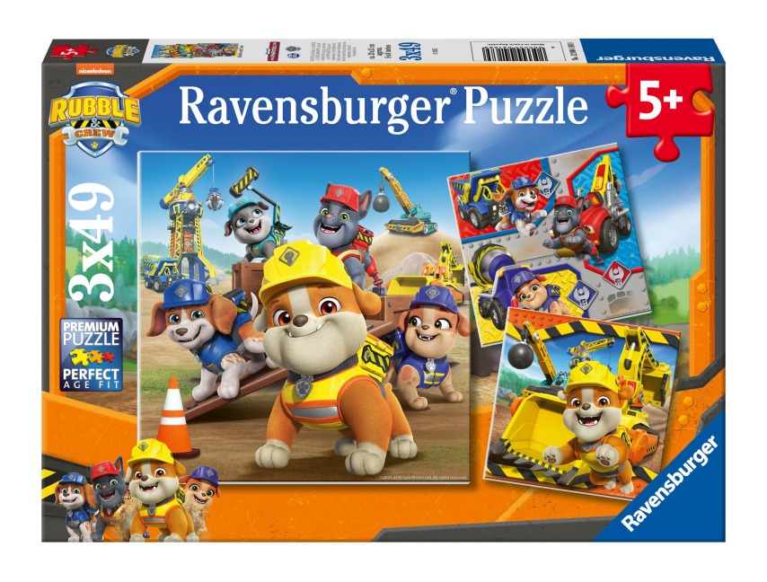 3x49 Teile - Paw Patrol - Arbeitsfahrzeuge - 