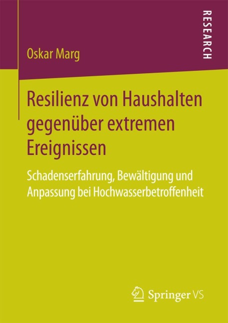 Resilienz von Haushalten gegenüber extremen Ereignissen - Oskar Marg