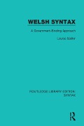 Cover-Bild zum Titel 'Welsh Syntax' von 'Louisa Sadler'