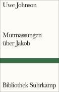 Cover-Bild zum Titel 'Mutmassungen über Jakob' von 'Uwe Johnson'