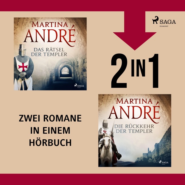 Das Rätsel der Templer & Die Rückkehr der Templer - Martina André