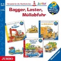 Cover-Bild zum Titel 'Wieso? Weshalb? Warum?Bagger,Laster,Müllabfuhr' von 'Heinecke/Sprick/Schädtler/Lenz/Meiáner/Kultscher'