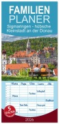 Cover-Bild zum Titel 'Familienplaner 2026 - Sigmaringen - hübsche Kleinstadt an der Donau mit 5 Spalten (Wandkalender, 21 x 45 cm) CALVENDO' von 'Giuseppe Di Domenico'