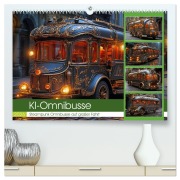 KI-Omnibusse (hochwertiger Premium Wandkalender 2026 DIN A2 quer), Kunstdruck in Hochglanz - Steffen Gierok-Latniak