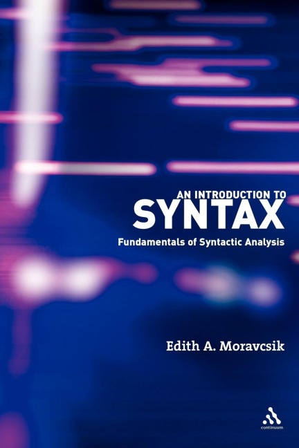 An Introduction to Syntax - Edith A. Moravcsik