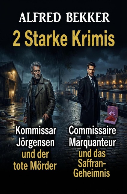 2 Starke Krimis: Kommissar Jörgensen und der tote Mörder / Commissaire Marquanteur und das Saffran-Geheimnis - Alfred Bekker