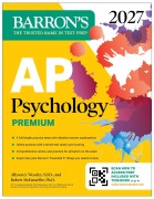 Cover-Bild zum Titel 'AP Psychology Premium, 2027: Prep Book with 4 Practice Tests + Comprehensive Review + Online Practice' von 'Allyson J Weseley, Robert McEntarffer'