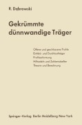 Cover-Bild zum Titel 'Gekrümmte dünnwandige Träger' von 'Ryszard Dabrowski'