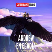 Cover-Bild zum Titel 'Andrew en Egadia' von 'Superflame'