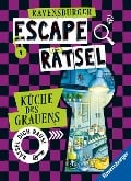 Cover-Bild zum Titel 'Ravensburger Escape Rätsel - Küche des Grauens' von 'Anne Scheller'