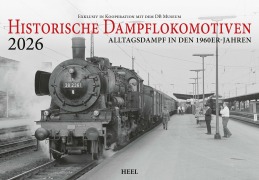 Cover-Bild zum Titel 'Historische Dampflokomotiven Kalender 2026' von ''