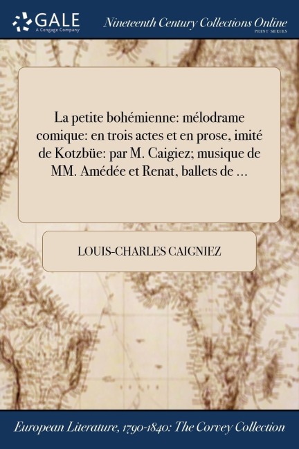 La petite bohémienne - Louis-Charles Caigniez