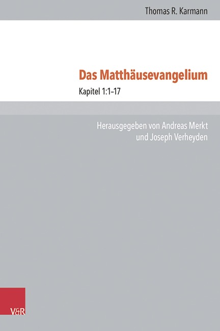 Das Matthäusevangelium - Thomas R. Karmann [+]
