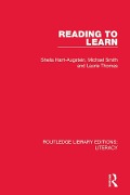 Reading to Learn - Sheila Harri-Augstein, Michael Smith, Laurie Thomas
