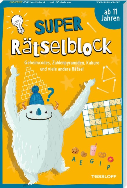 Super Rätselblock ab 11 Jahren. Geheimcodes, Zahlenpyramiden, Kakuro und viele andere Rätsel - Stefan Heine