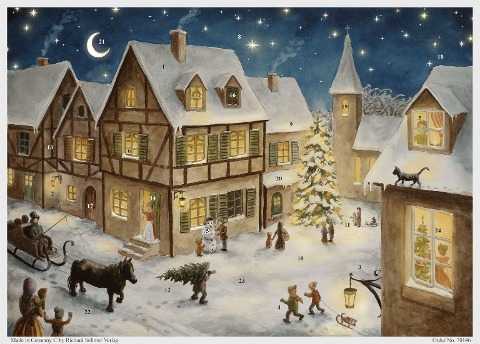 Adventskalender "Weihnachtsabend im Dorf" - V. Sellmer