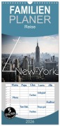 Cover-Bild zum Titel 'Familienplaner 2026 - New York Shoots mit 5 Spalten (Wandkalender, 21 x 45 cm) CALVENDO' von 'Oliver Pinkoss Photostorys'