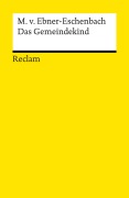 Cover-Bild zum Titel 'Das Gemeindekind' von 'Marie Von Ebner-Eschenbach'