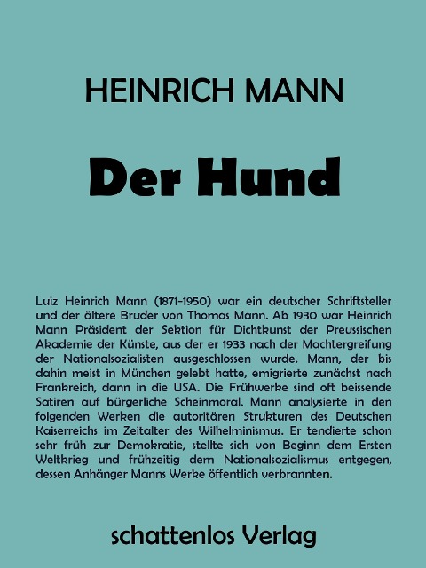 Der Hund - Heinrich Mann