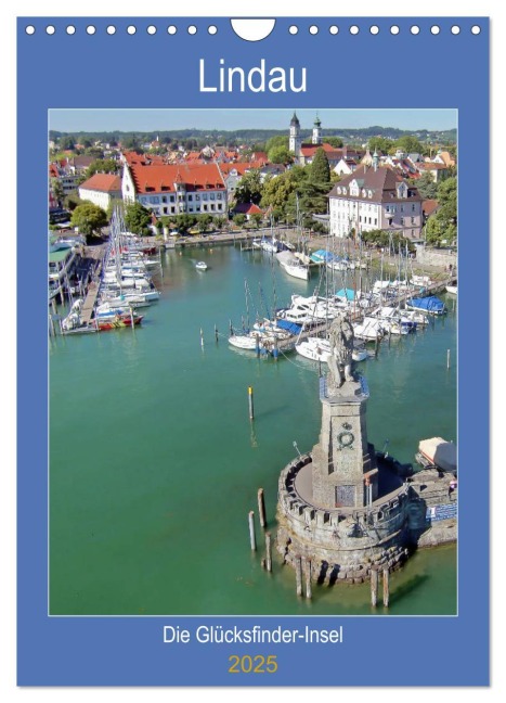 Lindau. Die Glücksfinder-Insel (Wandkalender 2025 DIN A4 hoch), CALVENDO Monatskalender - Martina Marten