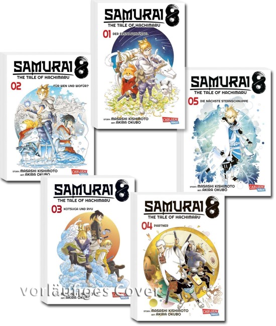Samurai8 Komplettpack 1-5 - Masashi Kishimoto, Akira Okubo Samurai8 Komplettpack 1-5 - Masashi Kishimoto, Akira Okubo