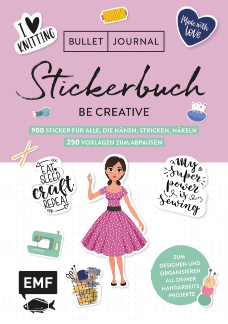 Bullet Journal - Stickerbuch - Be creative - 
