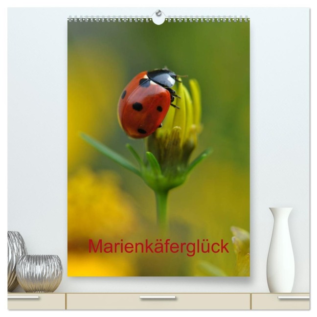 Marienkäferglück (hochwertiger Premium Wandkalender 2026 DIN A2 hoch), Kunstdruck in Hochglanz - Susanne Herppich