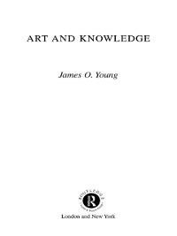 Art and Knowledge - James O. Young