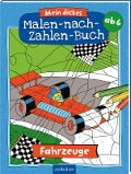 Cover-Bild zum Titel 'Mein dickes Malen-nach-Zahlen-Buch - Fahrzeuge' von ''