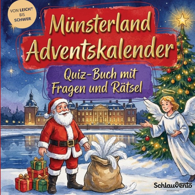 Münsterland-Adventskalender: Quiz-Buch mit Fragen und Rätsel - Schlauvento Interactive
