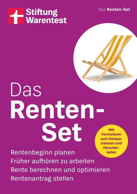 Das Renten-Set - Finanztest Rentenberatung - Annika Krempel