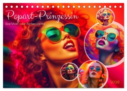 Cover-Bild zum Titel 'Popart Prinzessin (Tischkalender 2026 DIN A5 quer), CALVENDO Monatskalender' von 'Steffen Gierok-Latniak'