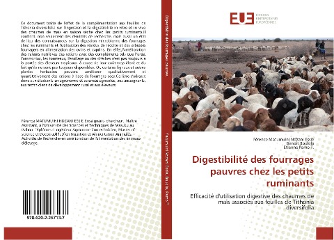 Digestibilité des fourrages pauvres chez les petits ruminants - Férence Matumuini Ndzani Essié, Benoit Boukila, Etienne Pamo T.