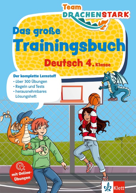 Team Drachenstark: Das großes Trainingsbuch Deutsch 4. Klasse - 