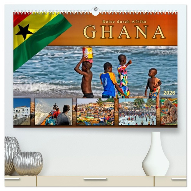 Reise durch Afrika - Ghana (hochwertiger Premium Wandkalender 2026 DIN A2 quer), Kunstdruck in Hochglanz - Peter Roder