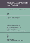 Cover-Bild zum Titel 'Mehrdimensionale nicht-parametrische Normbereiche' von 'Hanns Ackermann'