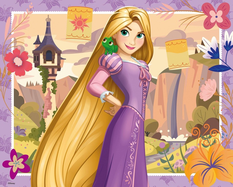 Kinderpuzzle 48 Teile - Disney Prinzessinnen - Prinzessin Rapunzel - 