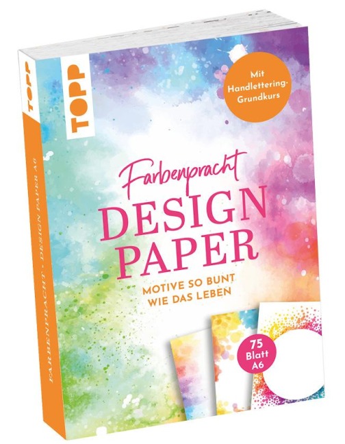 Design Paper Farbenpracht A6 - Ludmila Blum