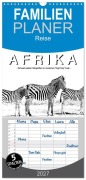 Cover-Bild zum Titel 'Familienplaner 2027 - AFRIKA - Schwarz-weiss Fotografien im modernen "High Key" Look mit 5 Spalten (Wandkalender, 21 x 45 cm) CALVENDO' von 'Robert Styppa'