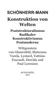Cover-Bild zum Titel 'Konstruktion der Welten' von 'Hans-Martin Schönherr-Mann'