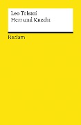 Cover-Bild zum Titel 'Herr und Knecht' von 'Leo Tolstoi'